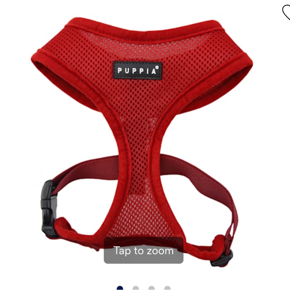 Puppia Soft Dog Harness L Red